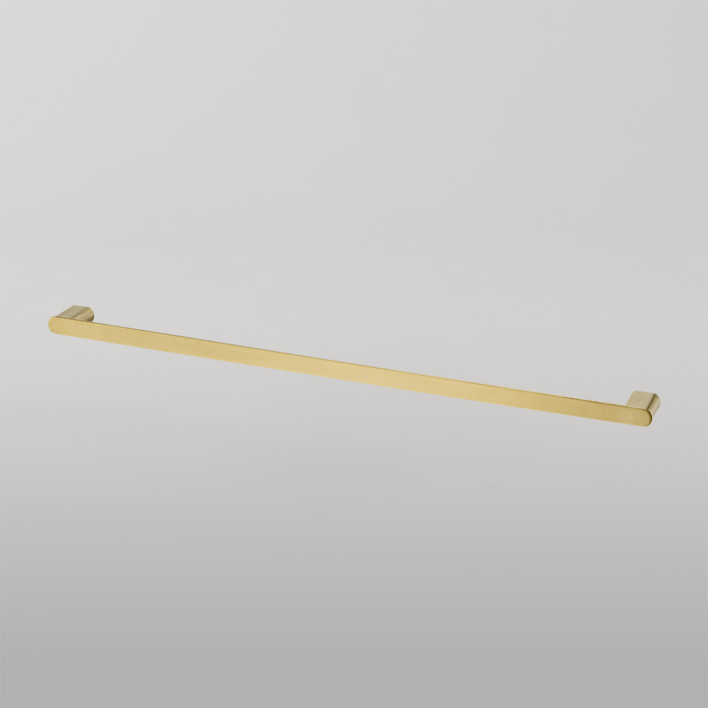 Madrid Single Towel Rail 800mm Classic Gold