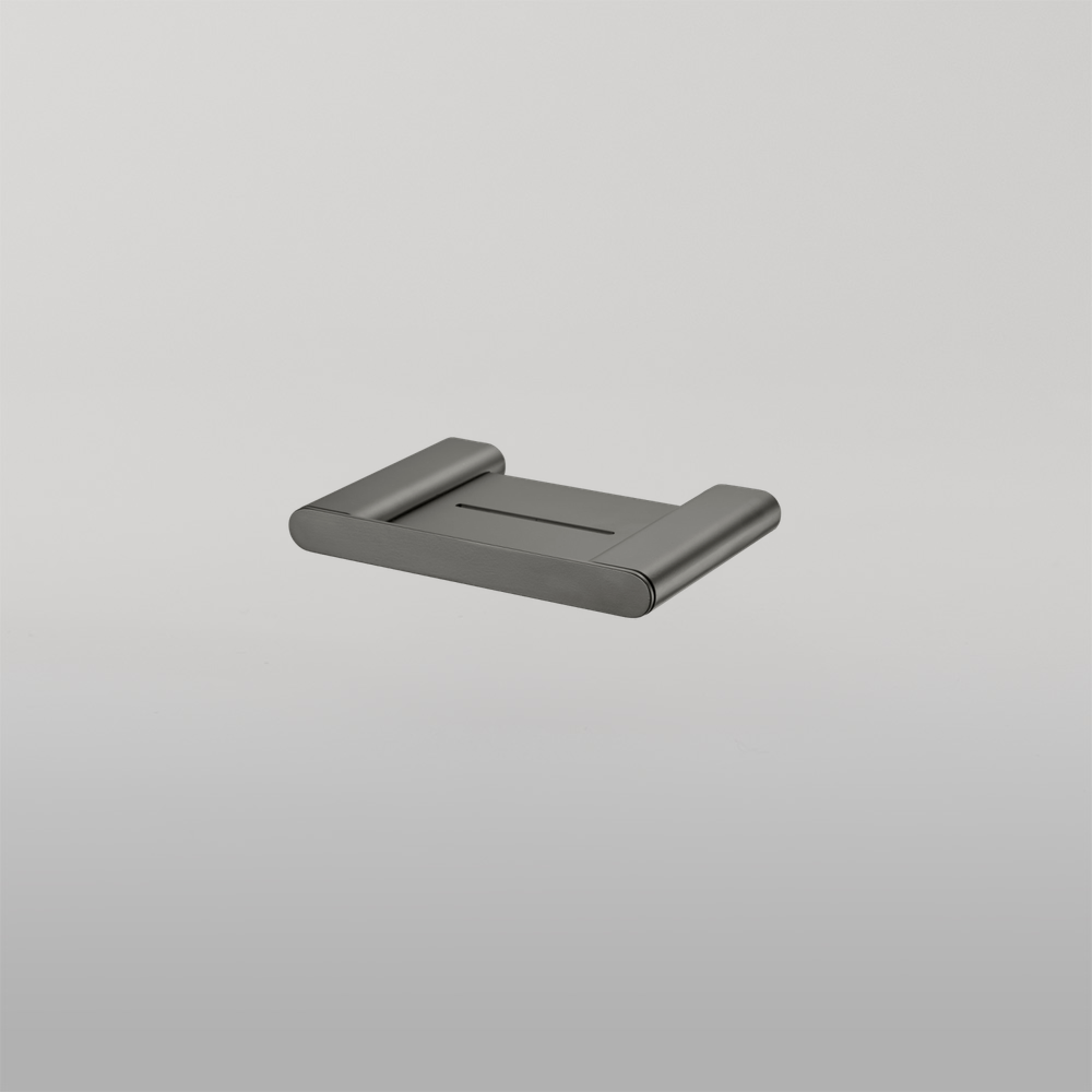 Madrid Soap Holder With Shelf Gunmetal