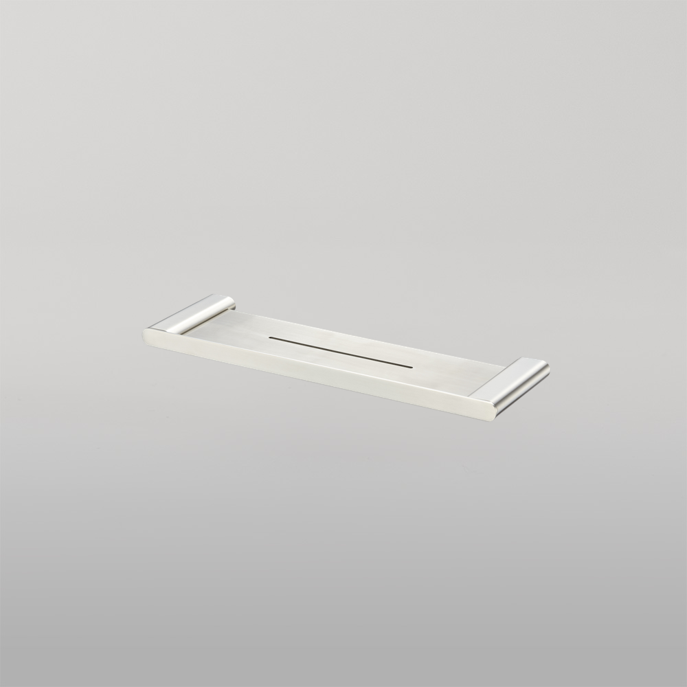 Madrid Metal Shelf 420mm Brushed Nickel