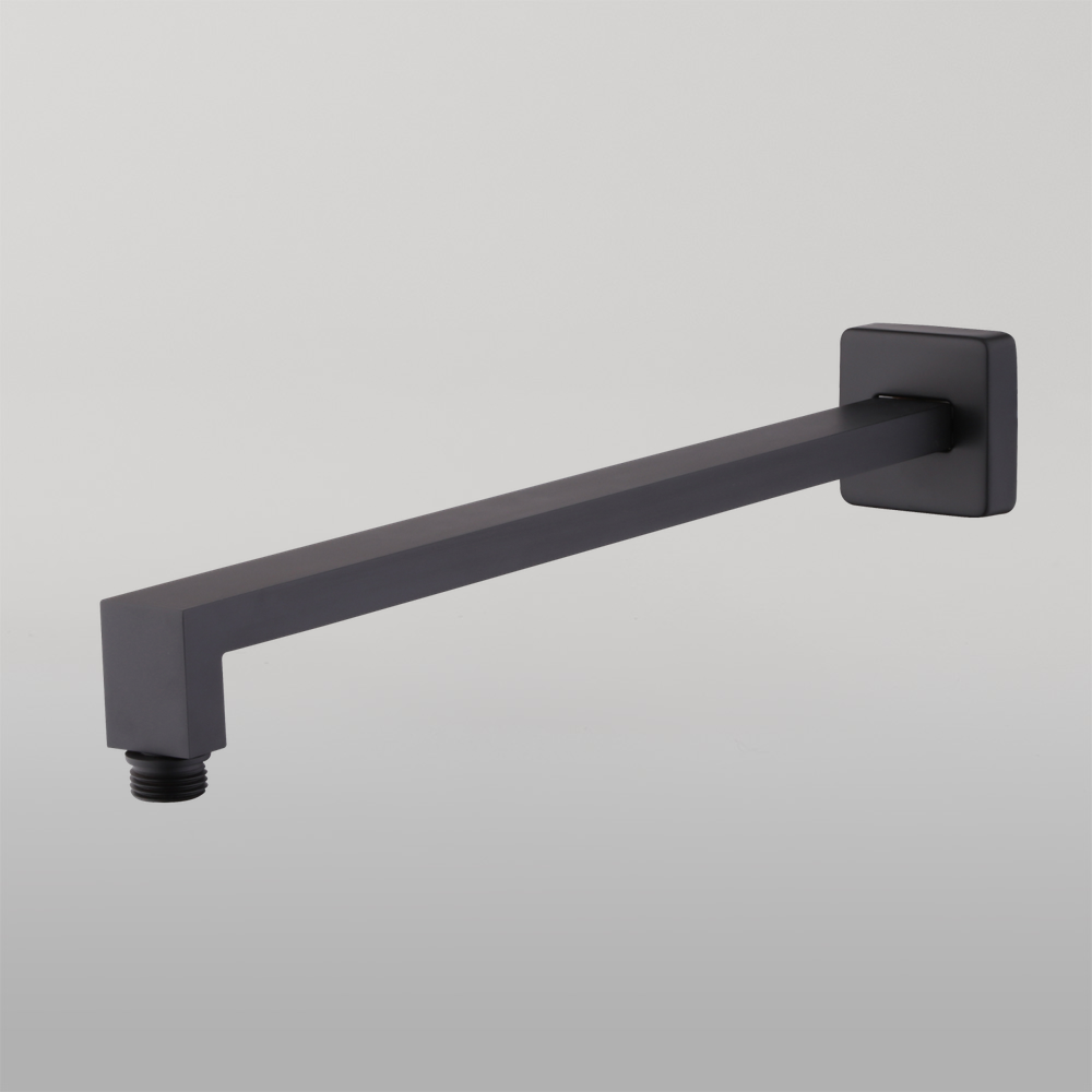 Monaco Wall Mounted Shower Arm Matte Black