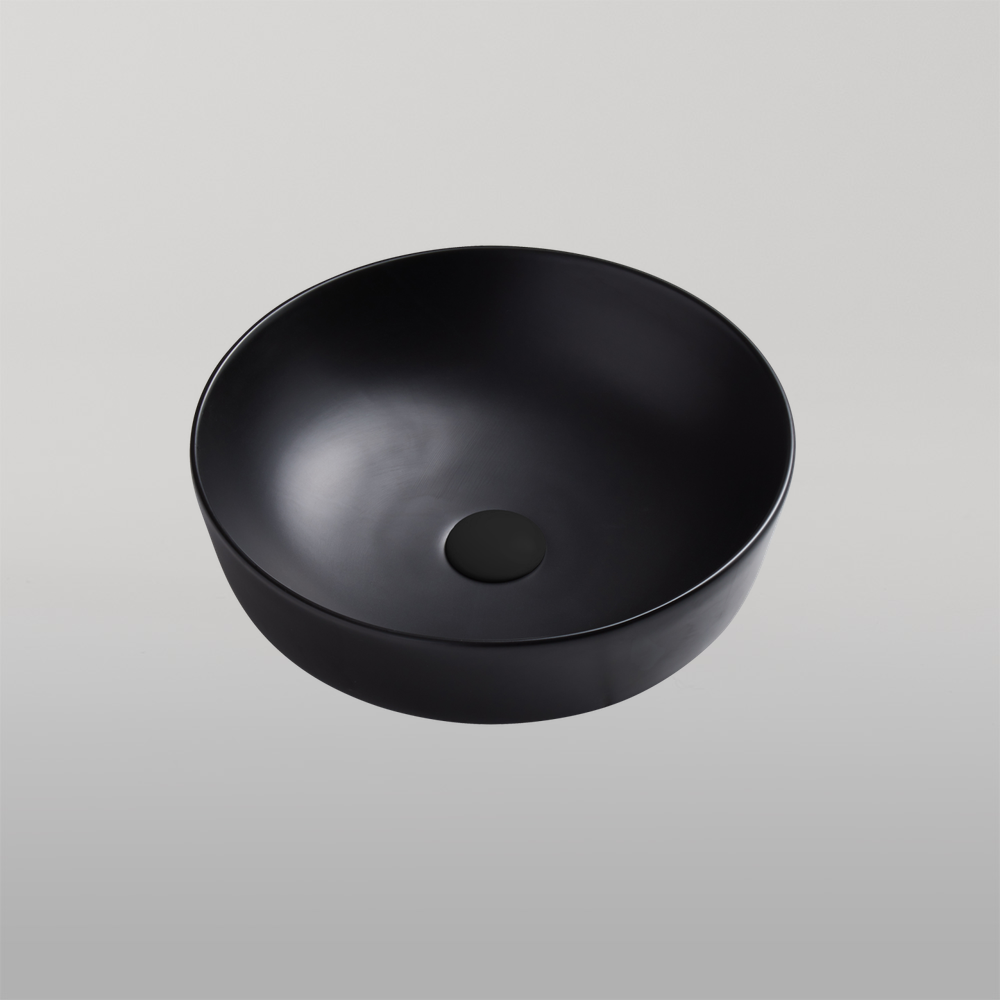 Naples Counter Top Circular Basin Black