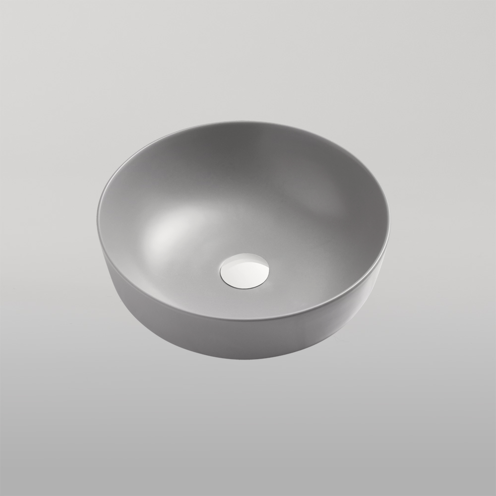 Naples Counter Top Circular Basin Grey