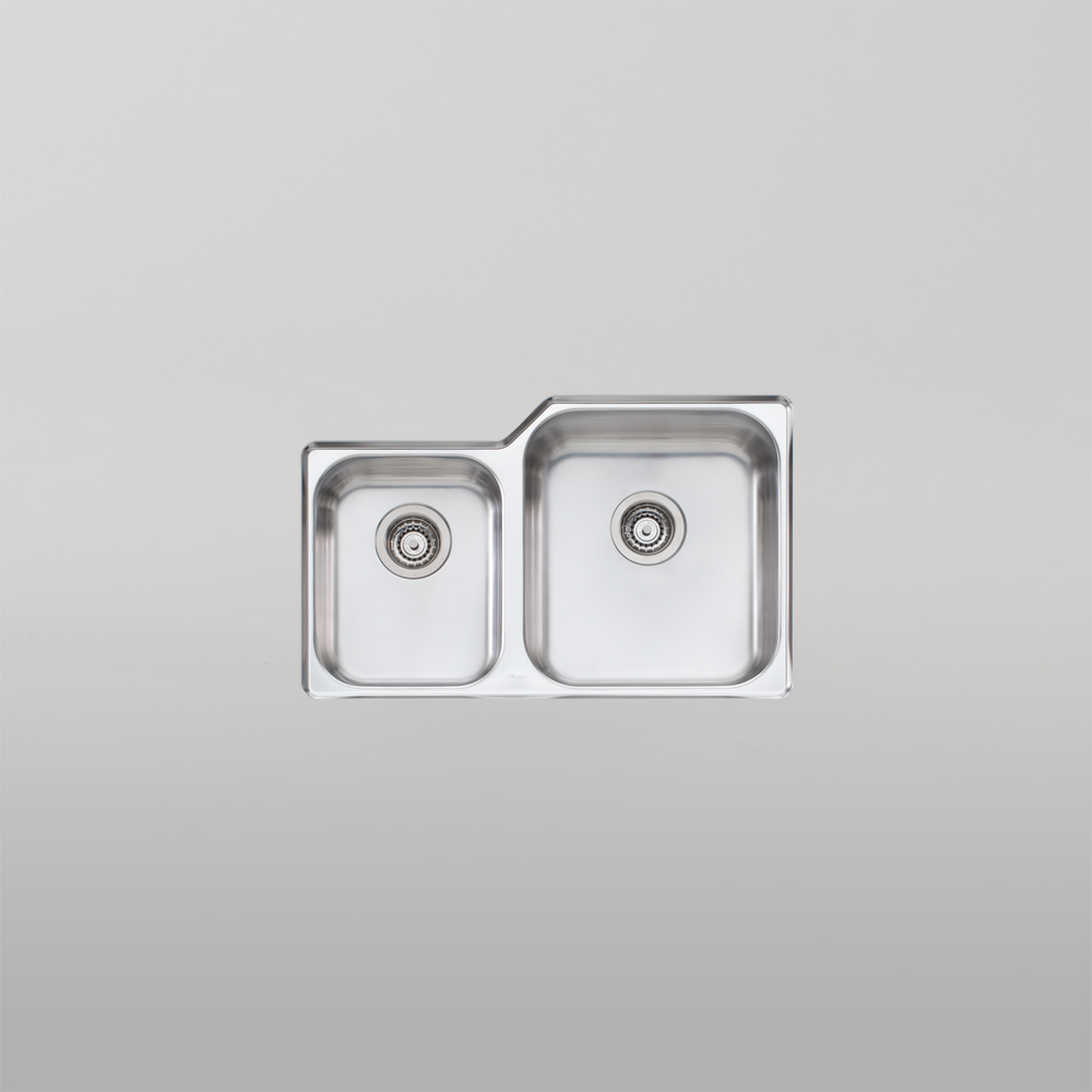 Nu-Petite 1 And 3/4 Bowl Undermount Sink Right Stainless Steel