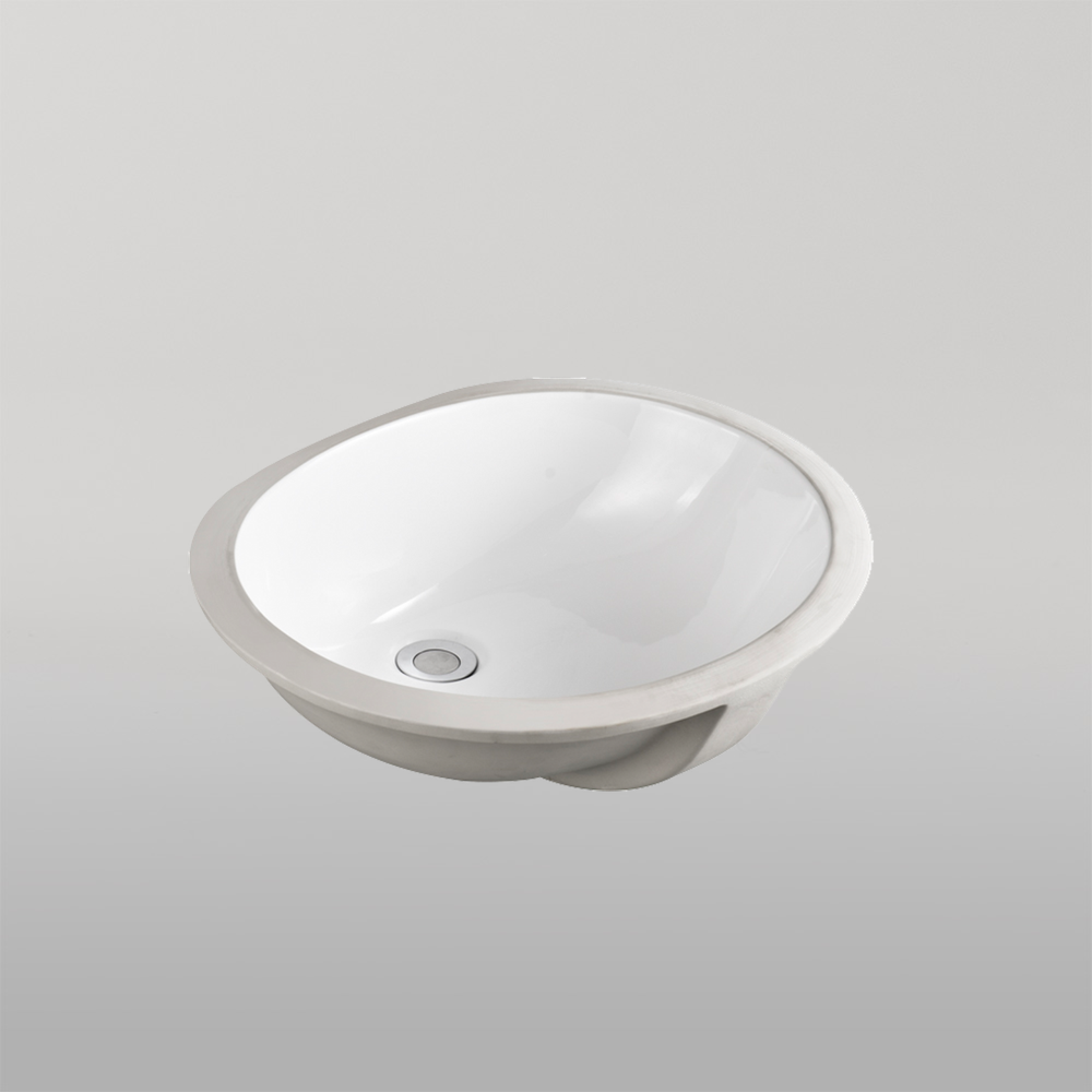 Oslo Undermount Oval Basin White