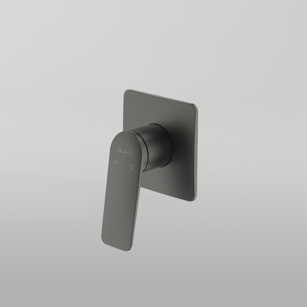 Paris Wall Mixer Gunmetal