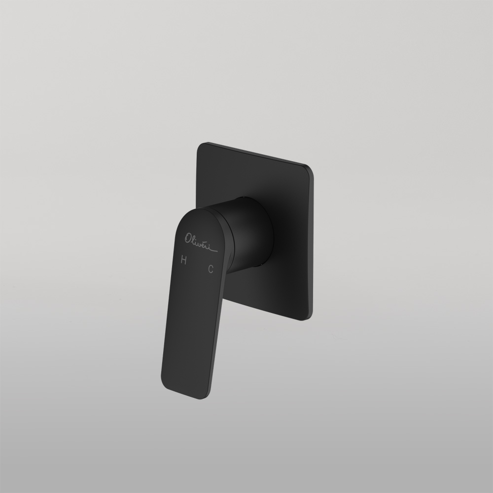 Paris Wall Mixer Matte Black