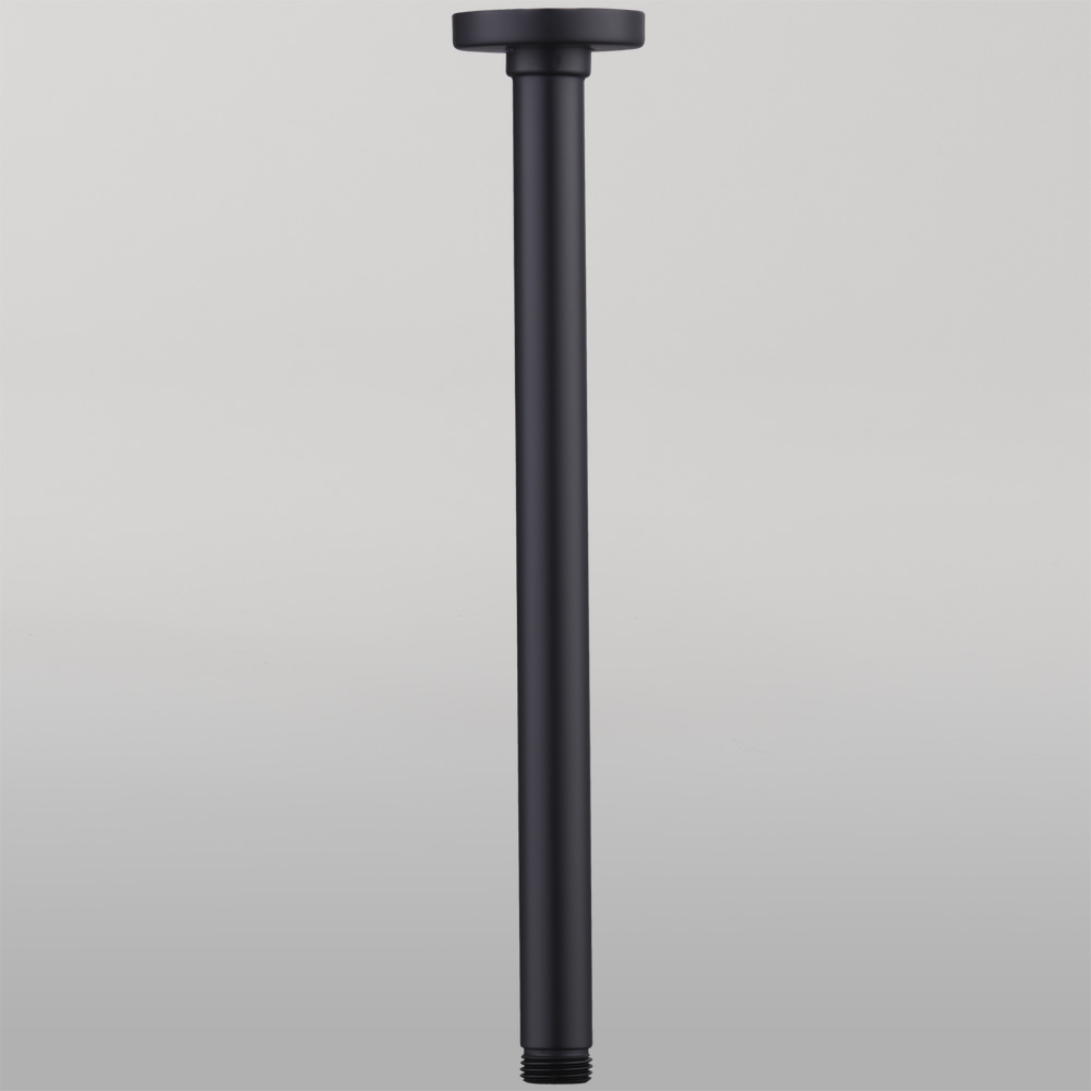 Rome Ceiling Mounted Shower Arm Matte Black