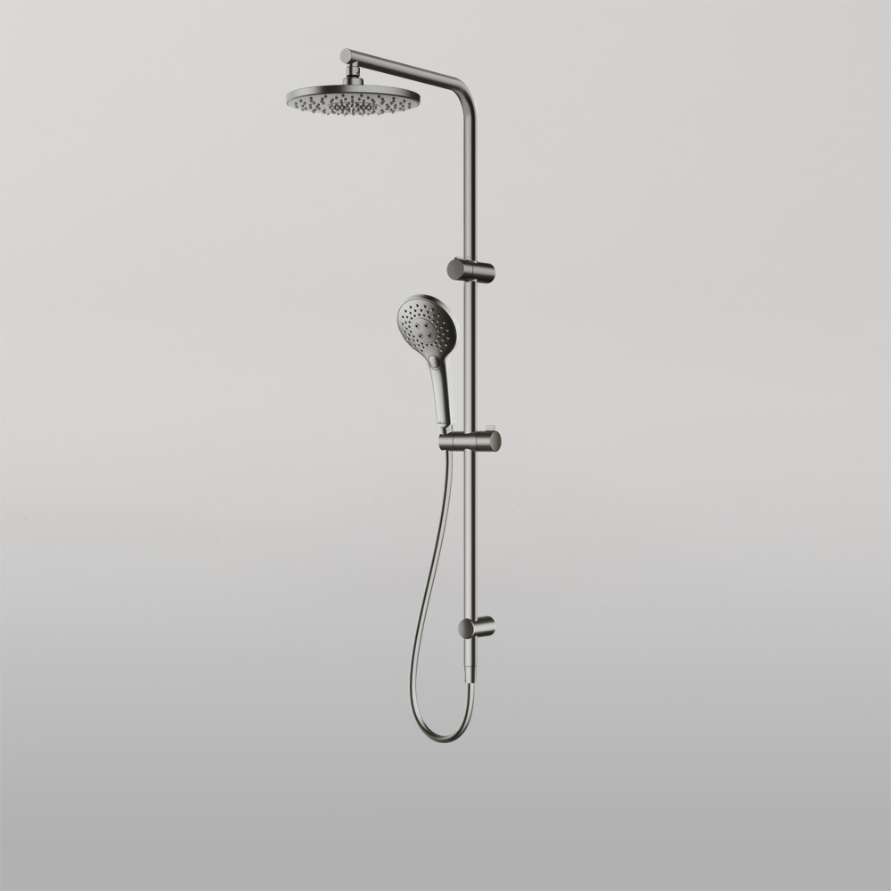 Rome Dual Shower Set Gunmetal