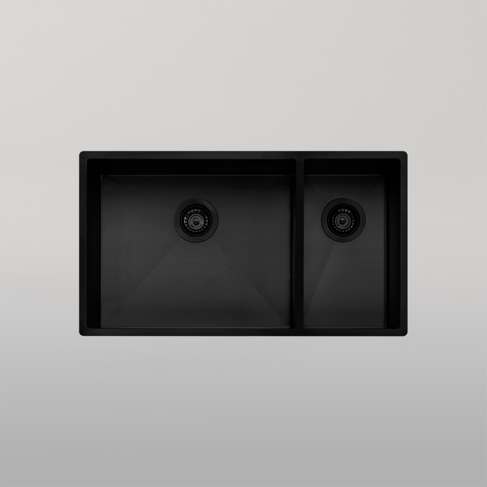 Spectra 1 And 1/2 Bowl Sink Black