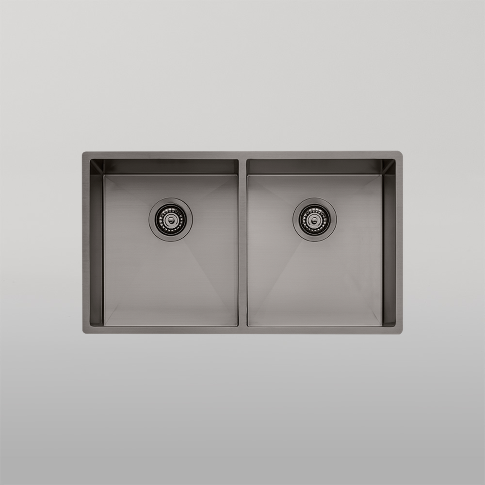 Spectra Double Bowl Sink Gunmetal