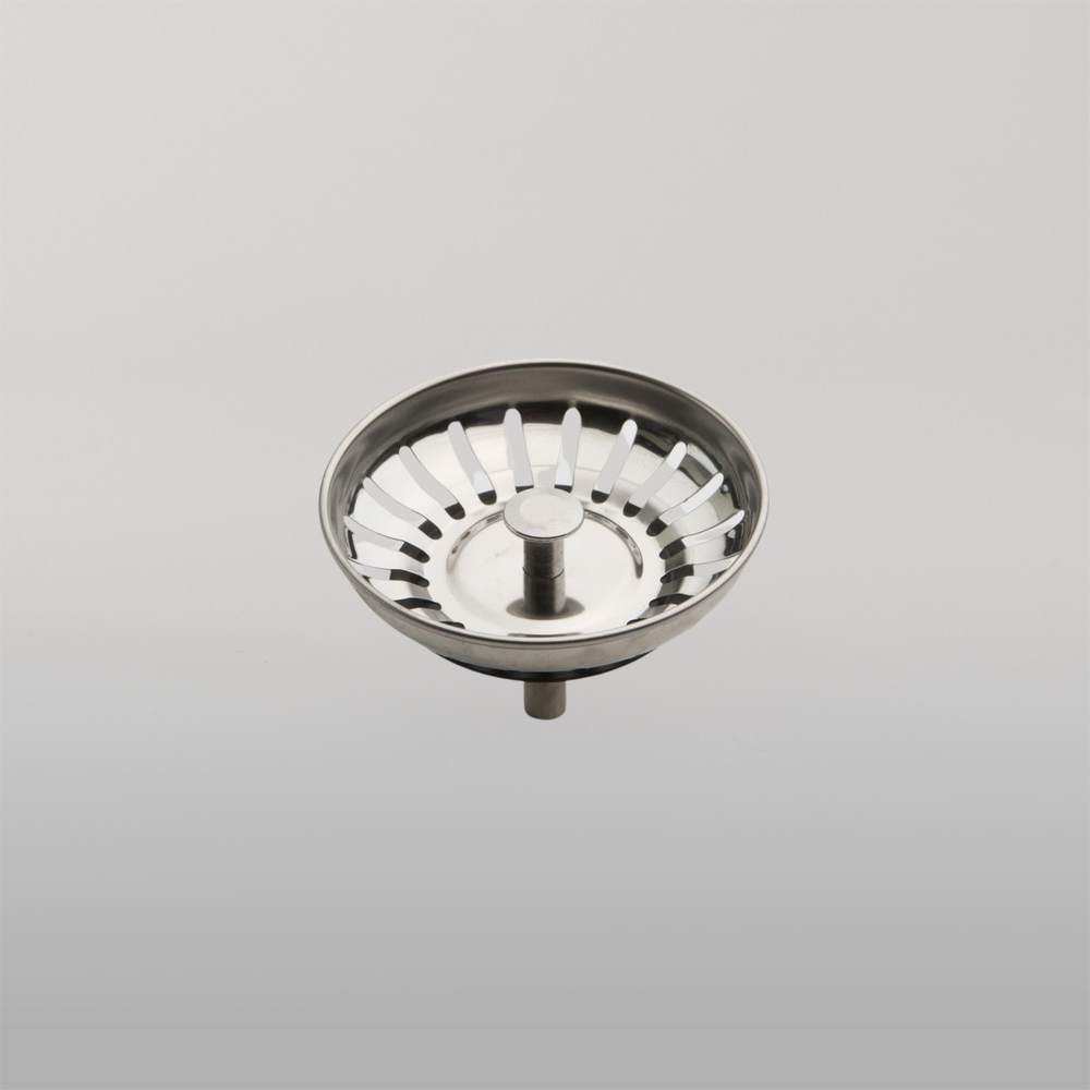 Round Basket Waste Plug Stainless Steel