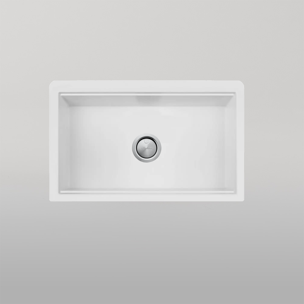 Santorini Farmhouse Undermount Sink White