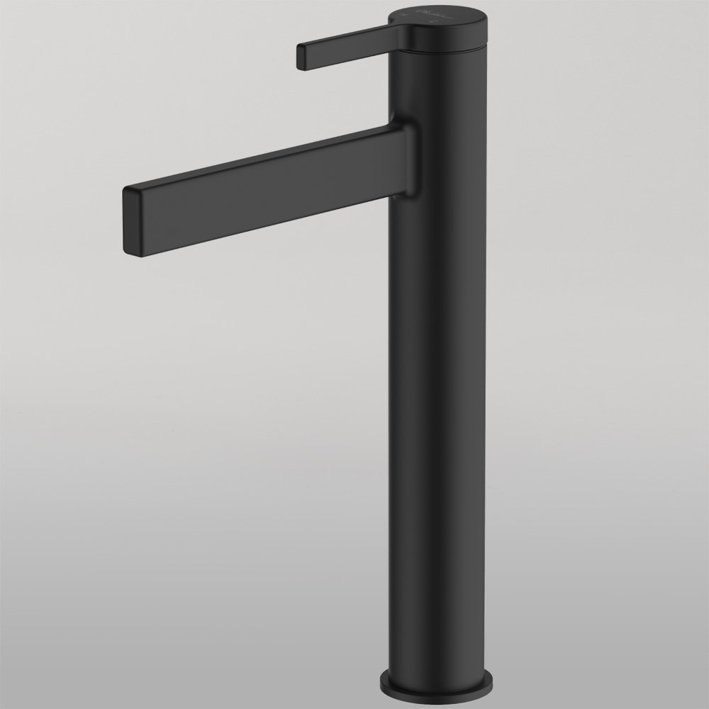 Stockholm Tower Basin Mixer Matte Black