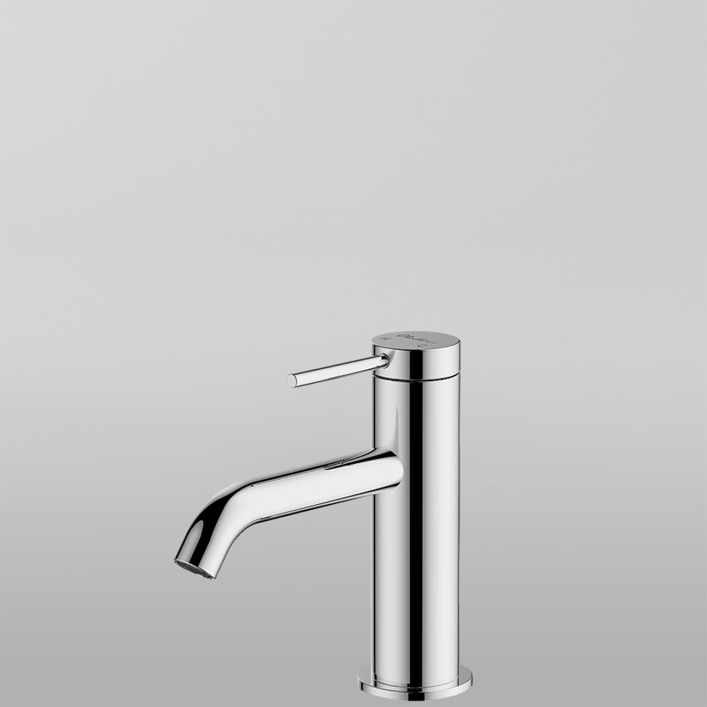 Venice Curved Basin Mixer Chrome