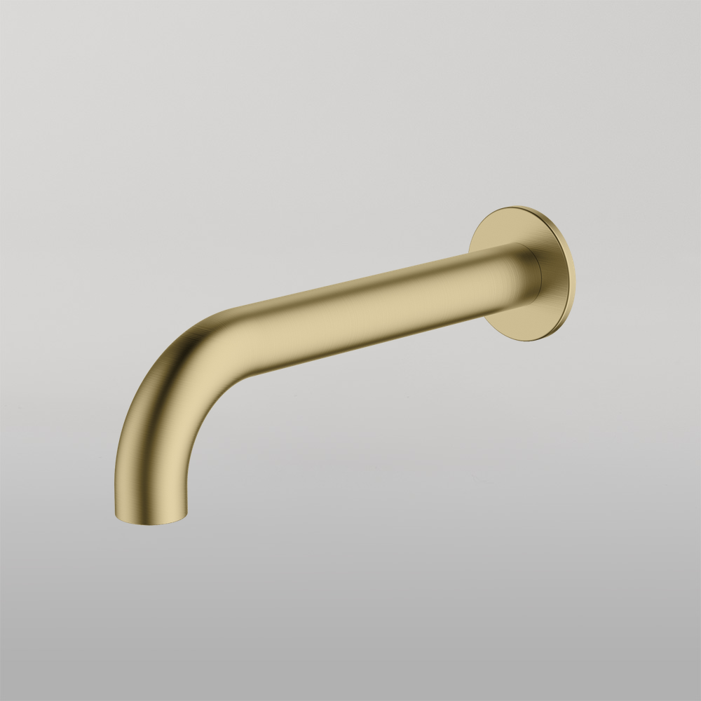 Venice Curved Wall Spout Classic Gold