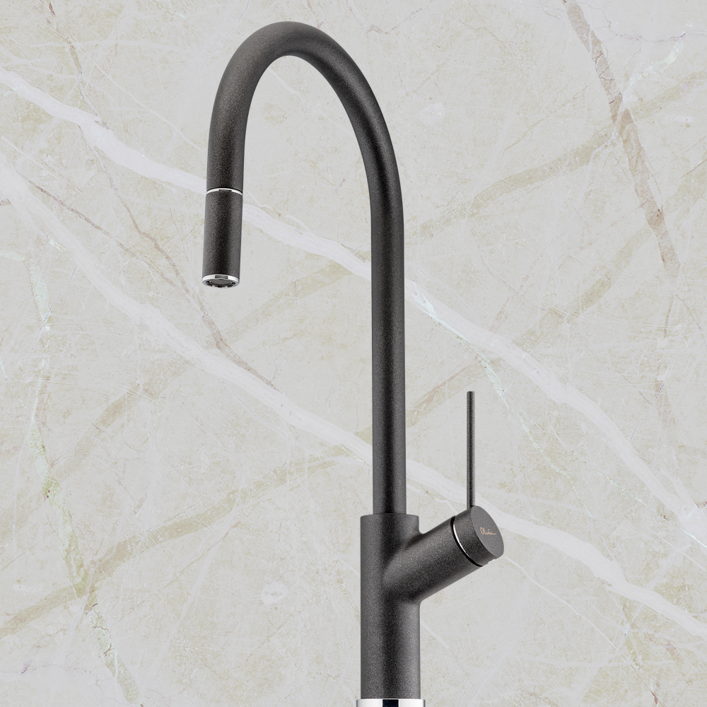 Vilo Pull Out Mixer Black Granite