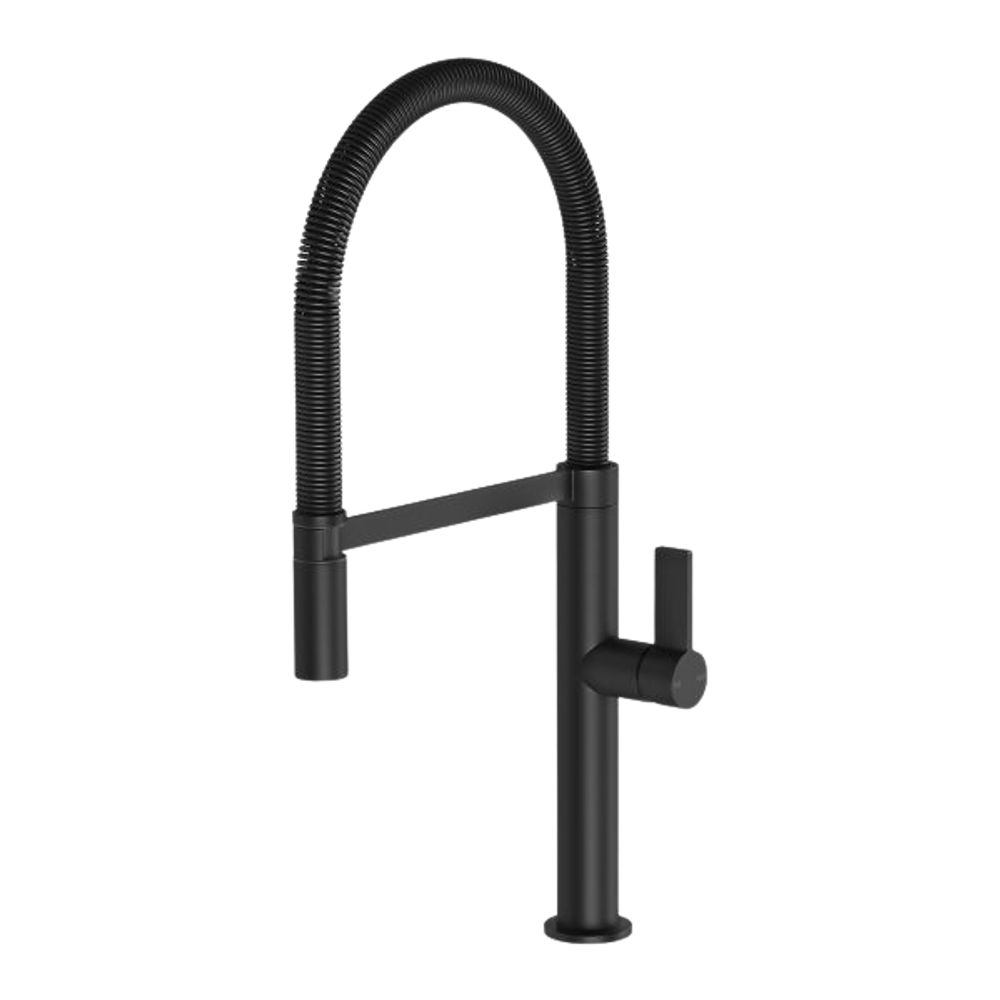 Prize Flexible Coil Sink Mixer 220mm Matte Black