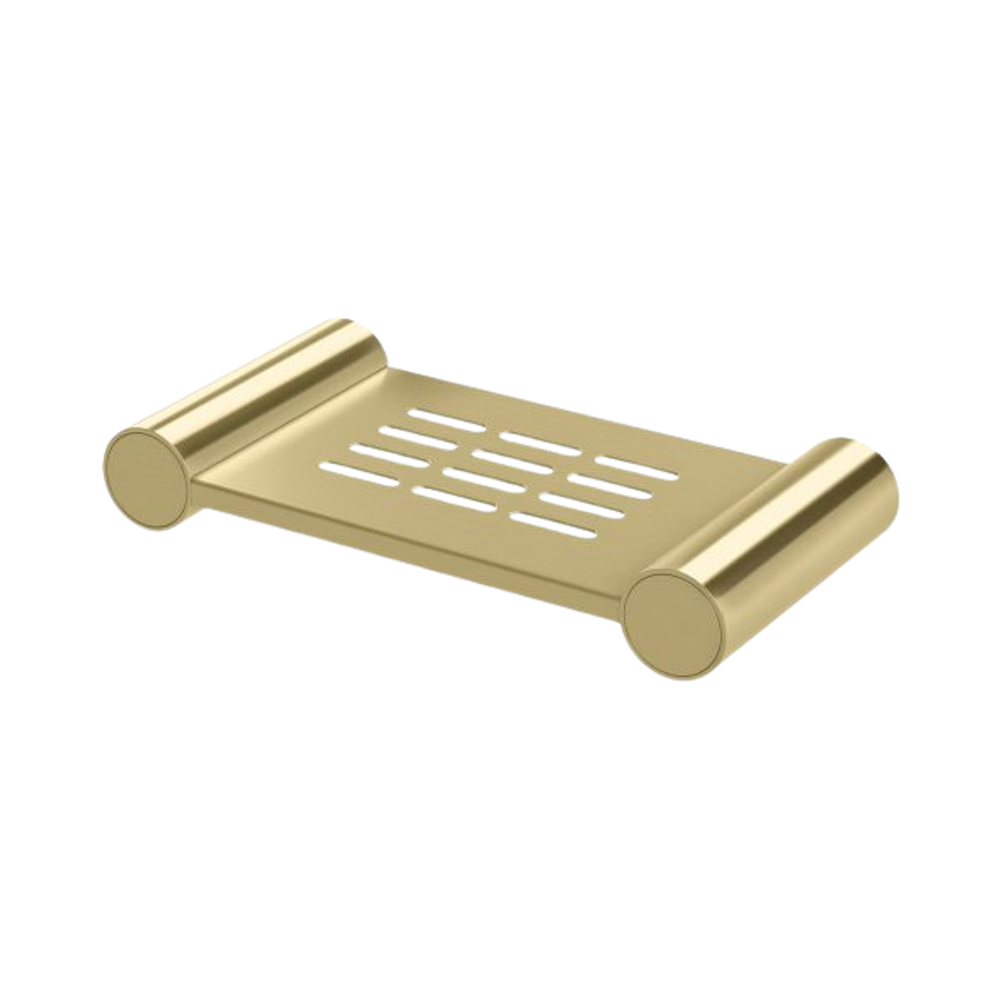 Vivid Slimline Soap Dish Holder Brushed Gold