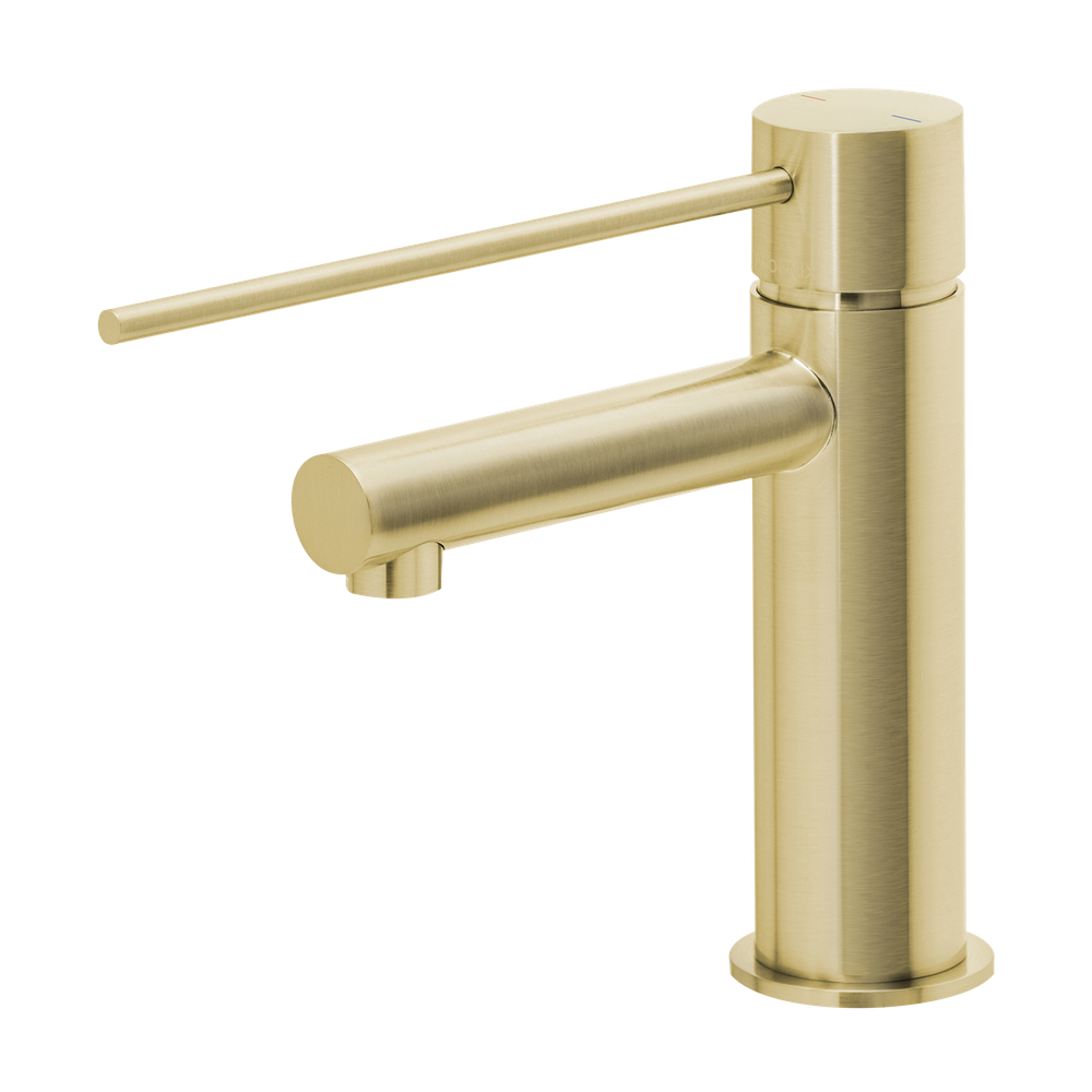 Vivid Slimline Basin Mixer with Extended Lever  Brushed Gold