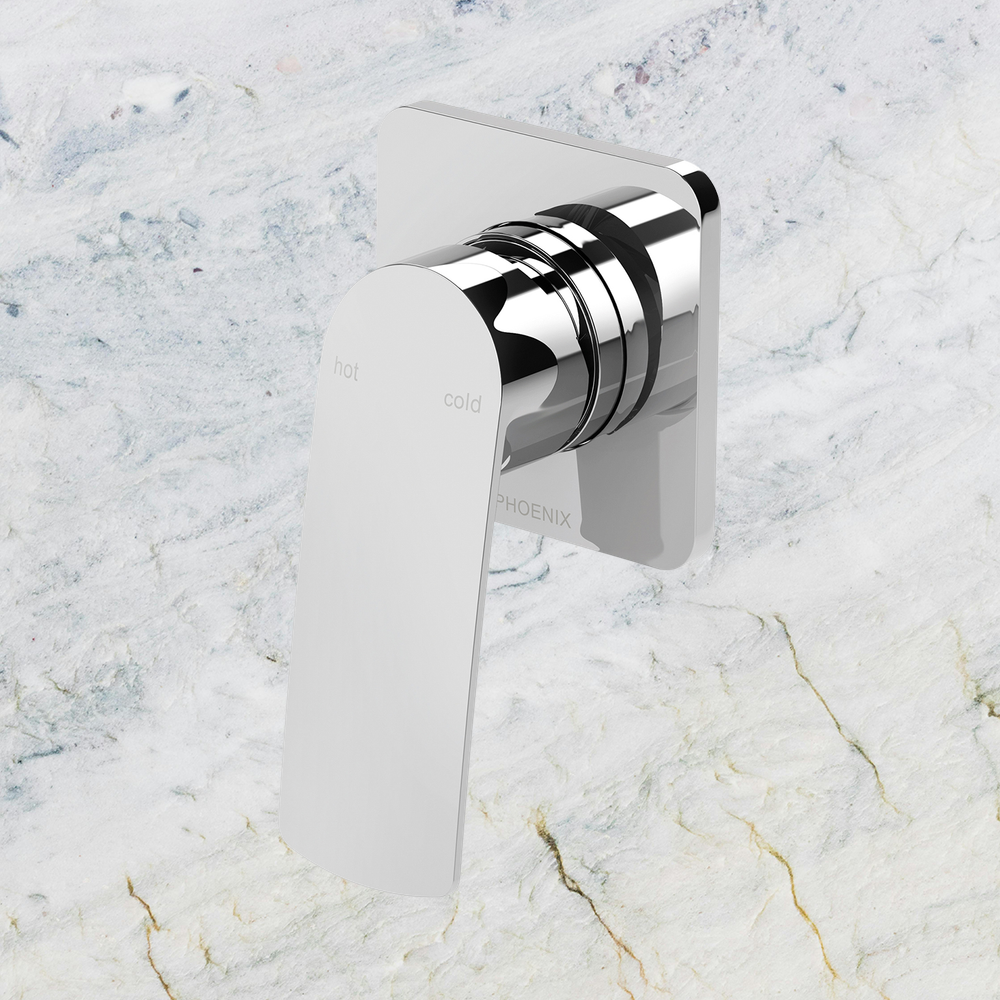 Mekko SwitchMix Shower / Wall Mixer Fit-Off Kit Chrome