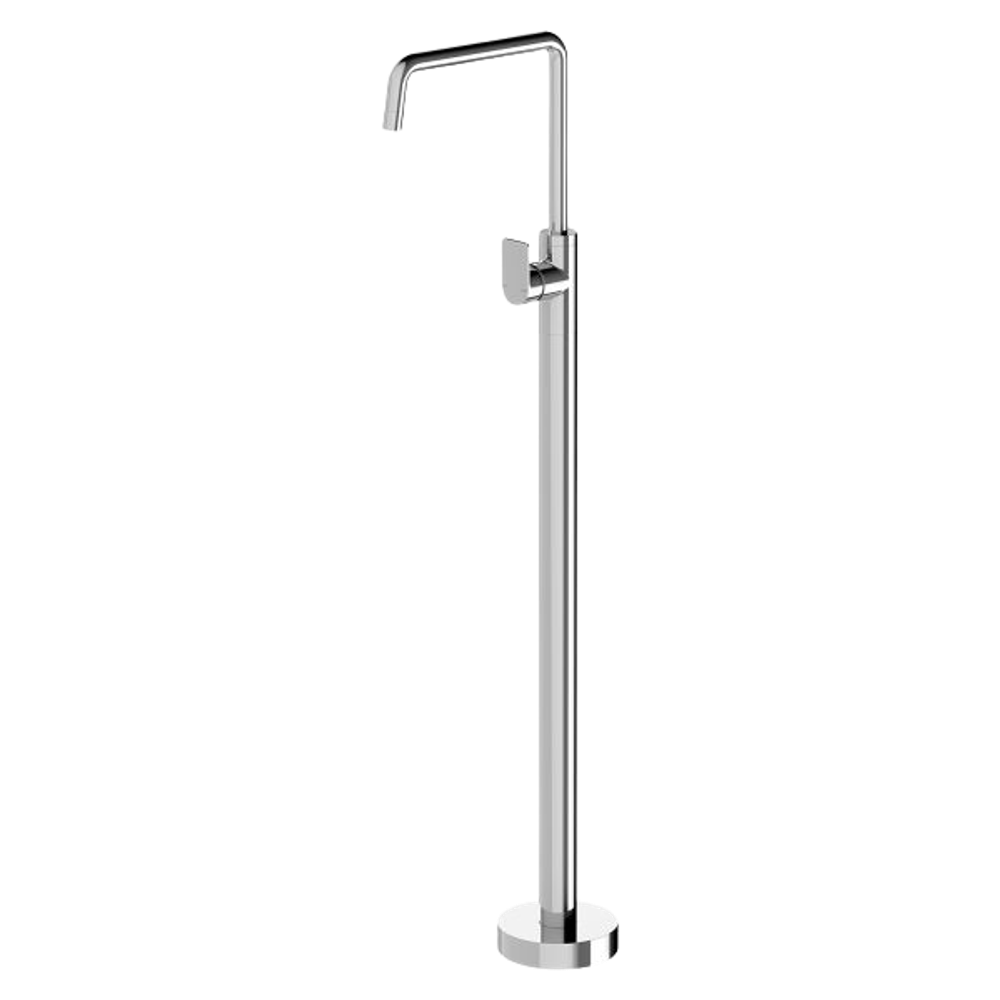 Mekko Floor Mounted Bath Mixer Chrome