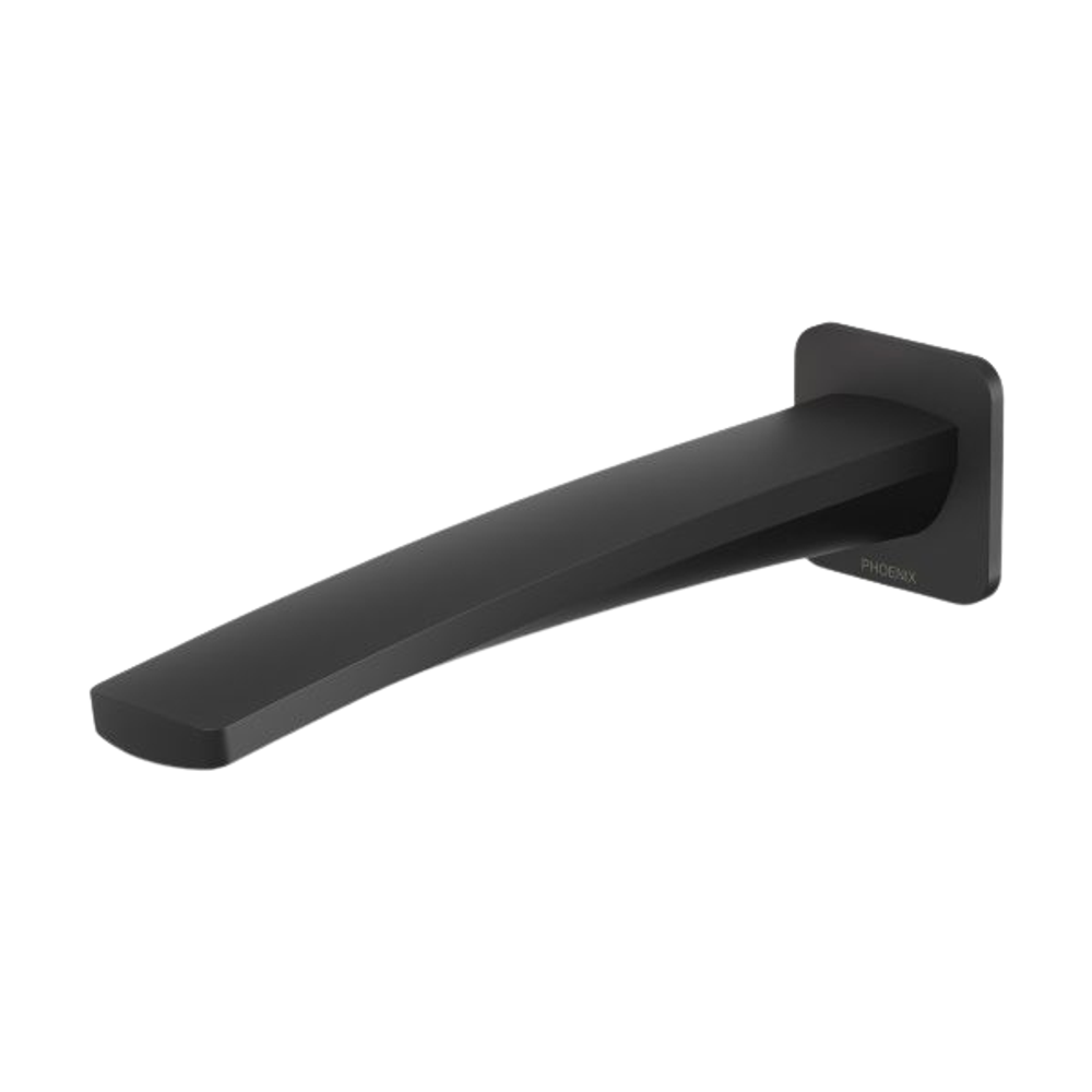 Mekko Wall Basin Outlet 200mm Matte Black