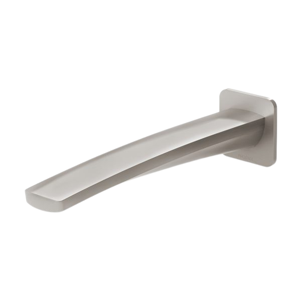 Mekko Wall Bath Outlet 200mm Brushed Nickel