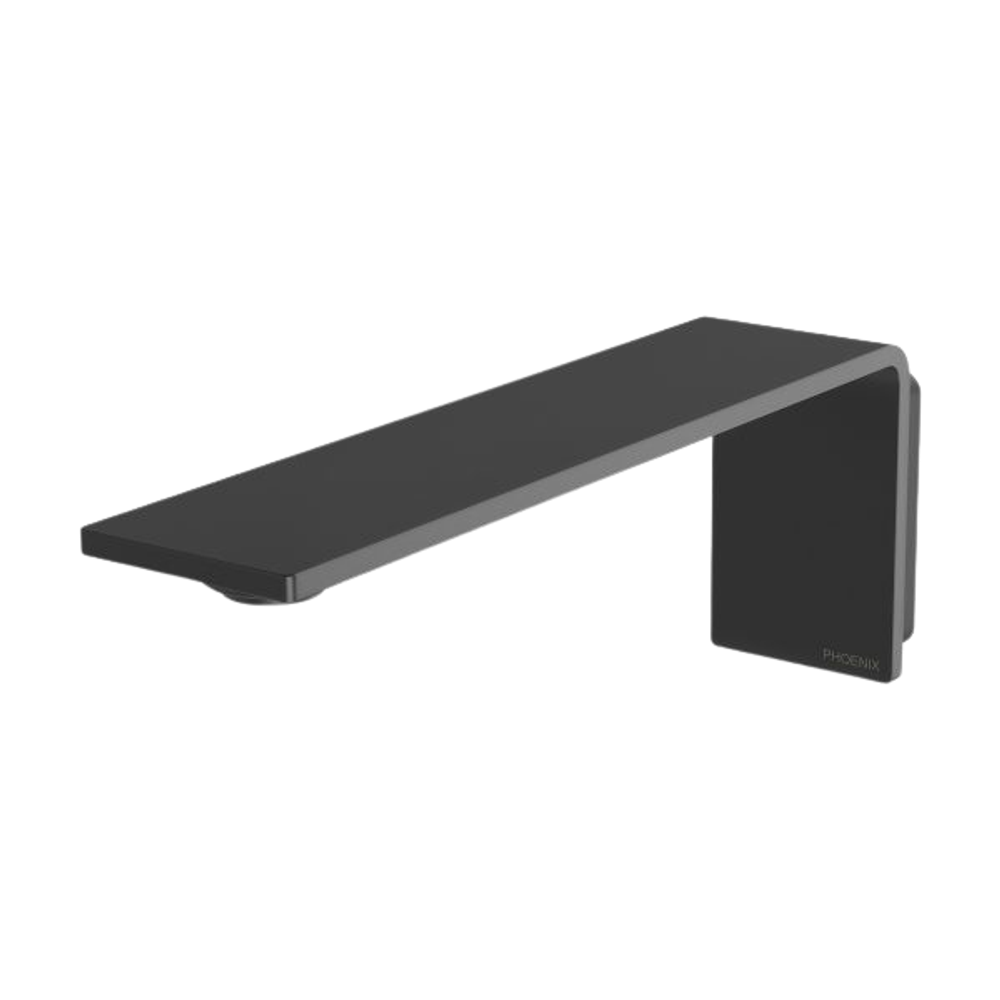 Axia Wall Basin / Bath Outlet 200mm Matte Black