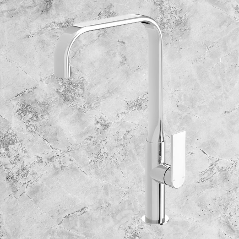 Teel Sink Mixer 200mm Squareline Chrome