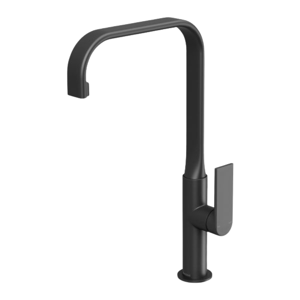 Teel Sink Mixer 200mm Squareline Matte Black