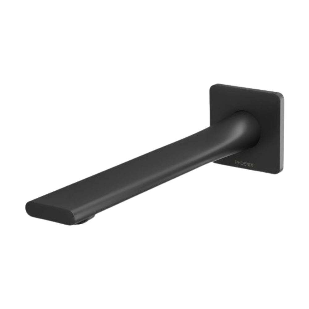 Teel Wall Basin Outlet 200mm Matte Black