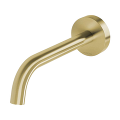 Phoenix Vivid Slimline Plus Wall Basin / Bath Outlet 180mm Brushed Gold Lead Free