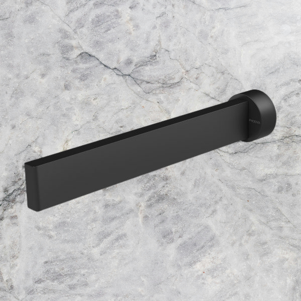 Lexi MKII Basin Outlet 200mm  Matte Black