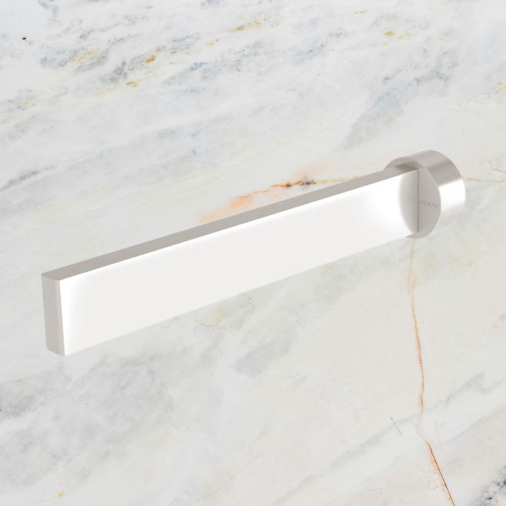 Lexi MKII Basin Outlet 200mm  Brushed Nickel