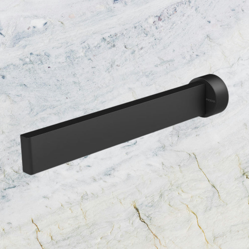 Lexi MKII Bath Outlet 200mm  Matte Black