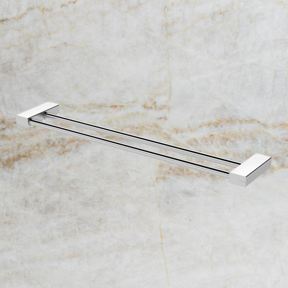 Lexi MKII Double Towel Rail 600mm  Chrome