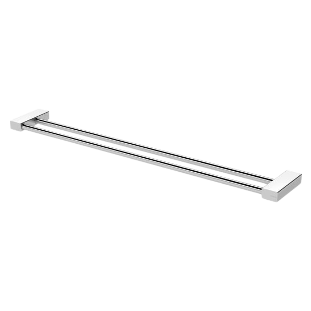 Lexi MKII Double Towel Rail 800mm Chrome