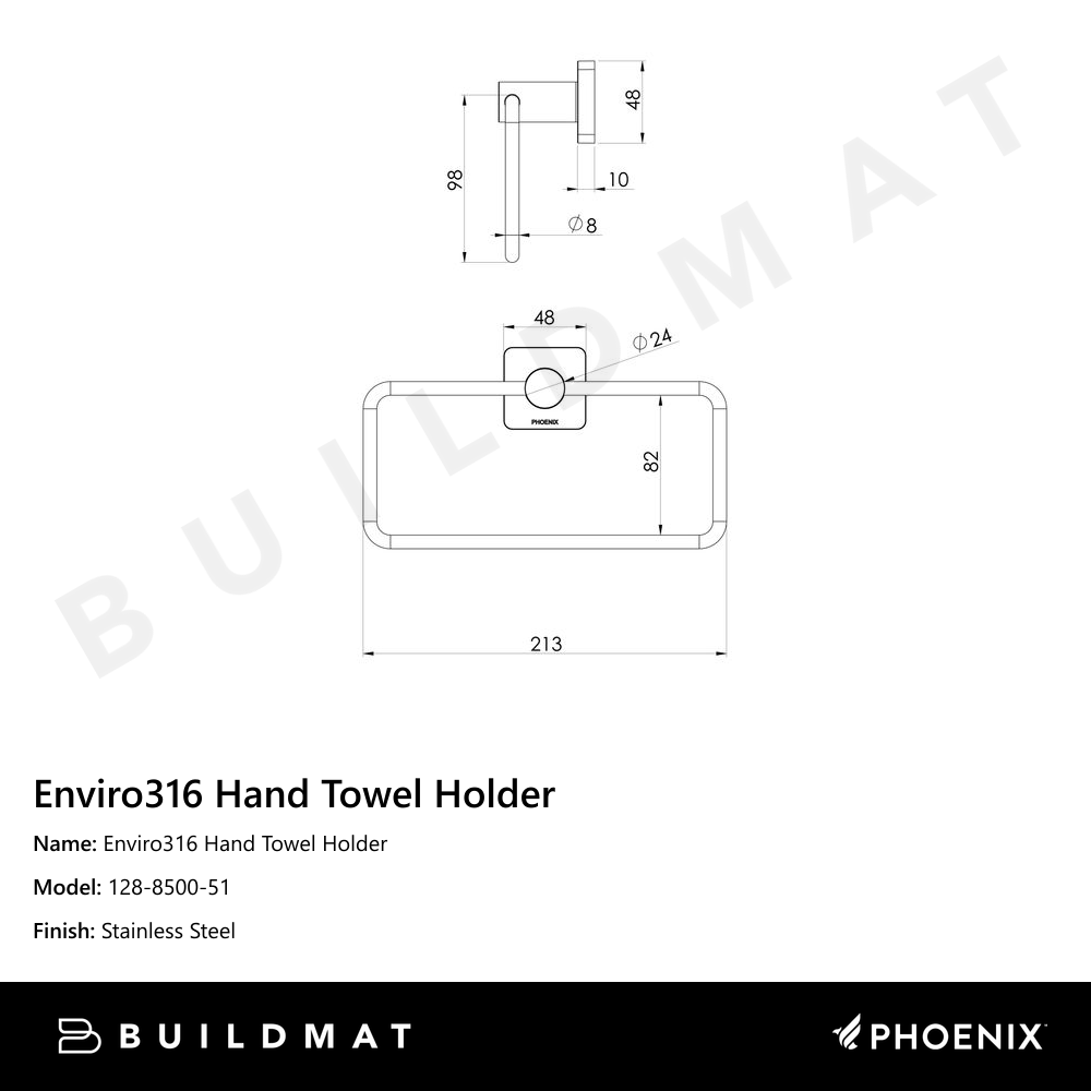 Enviro316 Hand Towel Holder Stainless Steel