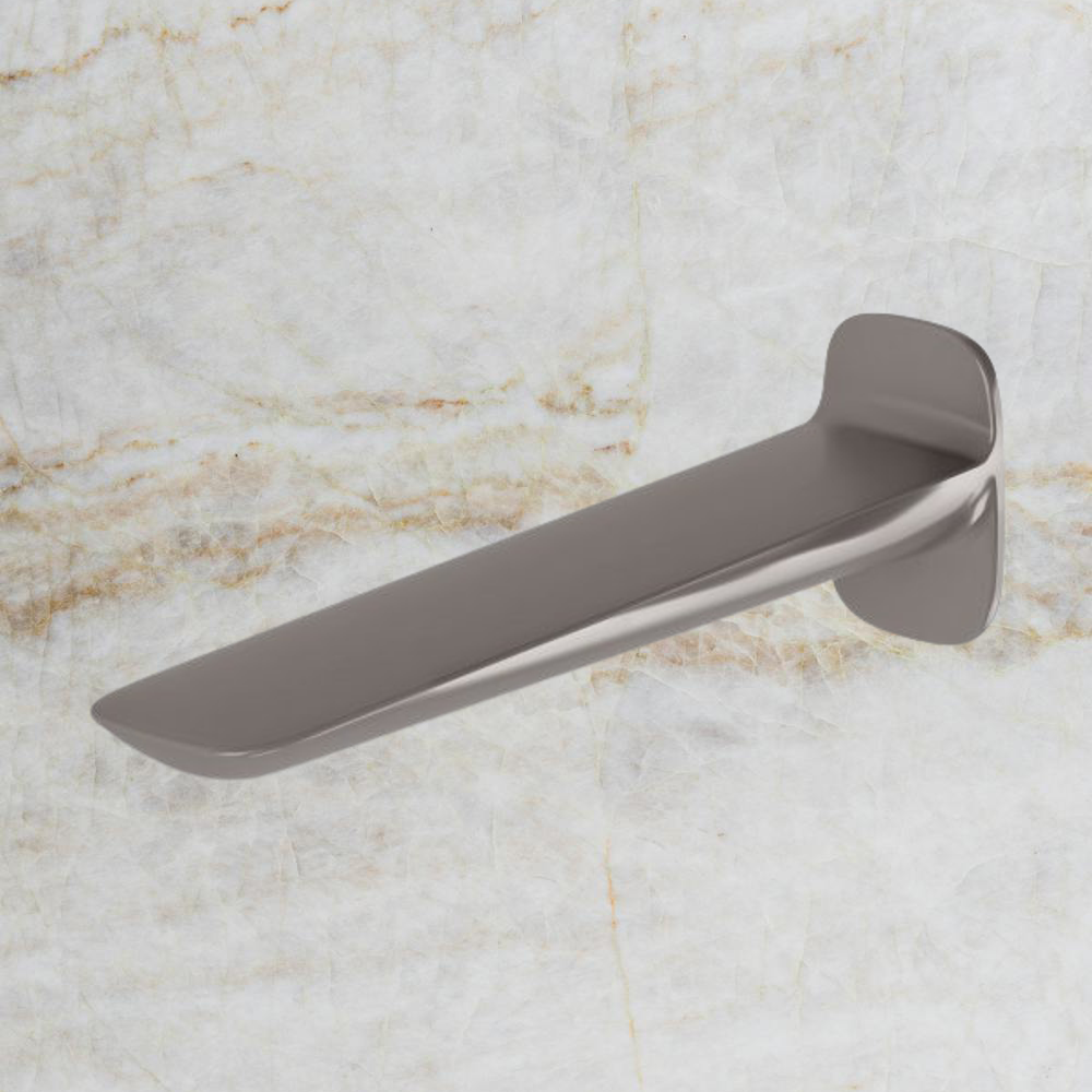 Nuage Wall Basin / Bath Outlet 200mm  Brushed Carbon