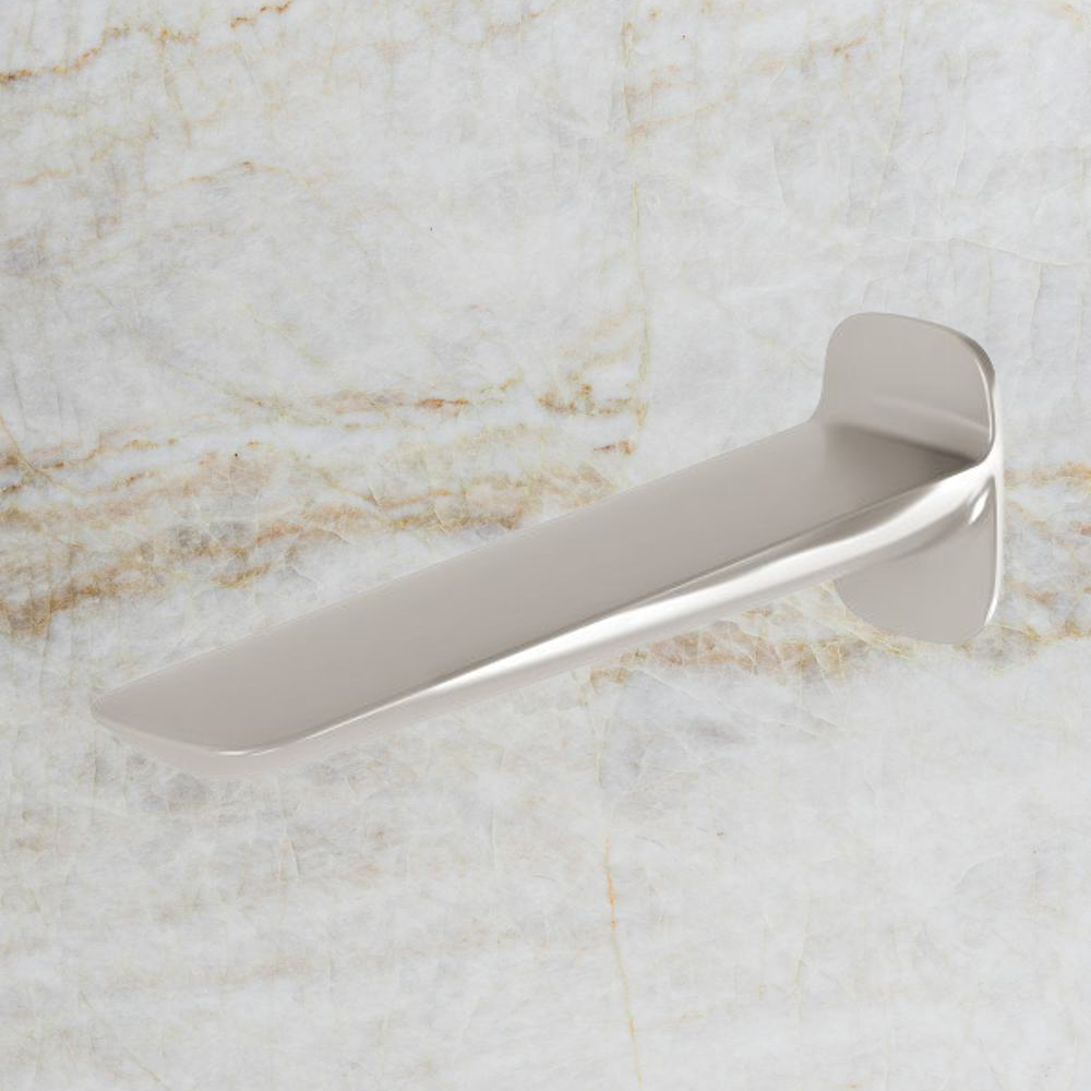 Nuage Wall Basin / Bath Outlet 200mm  Brushed Nickel