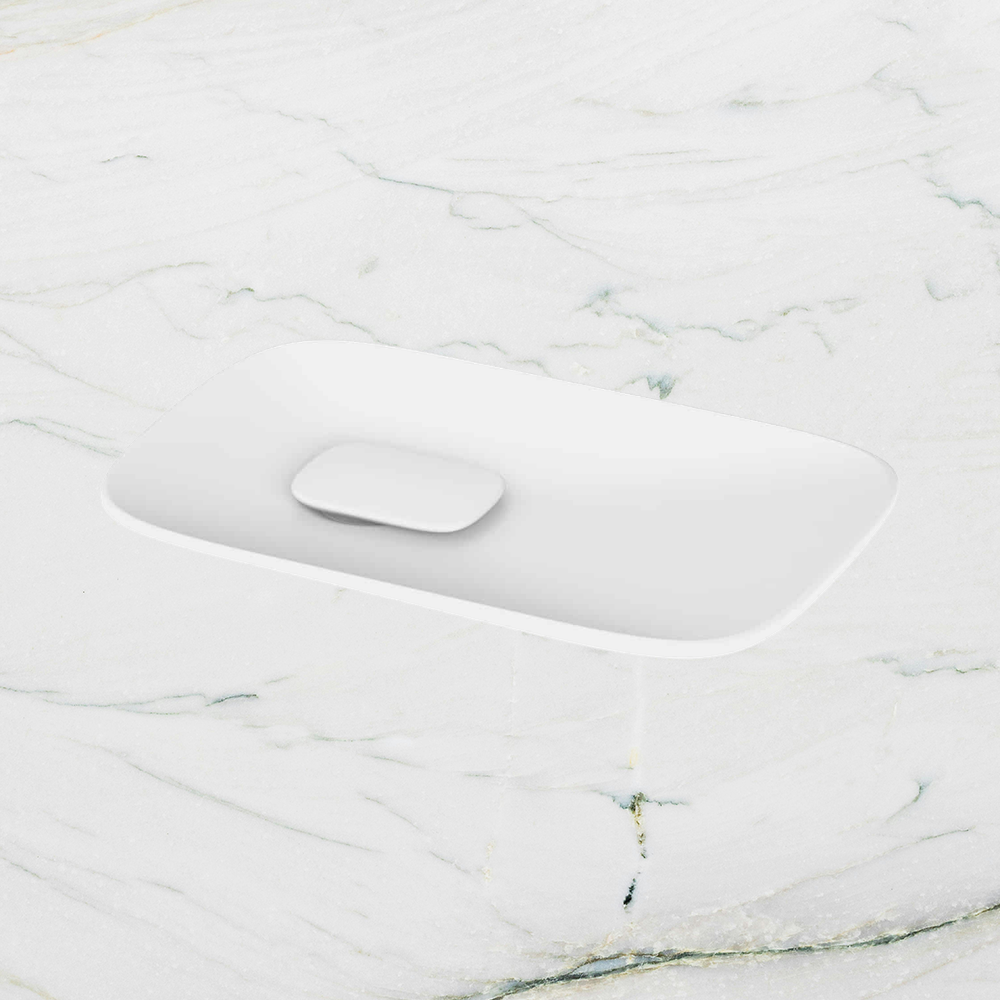 Nuage Soap Dish  Matte White