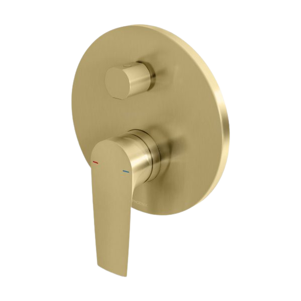 Arlo Shower / Bath Diverter Mixer Trim Kit Only Brushed Gold