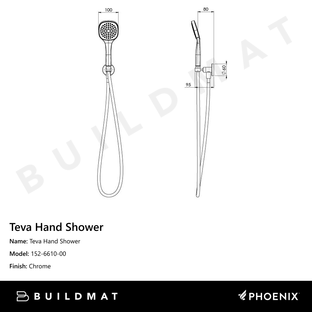 Teva Hand Shower Chrome