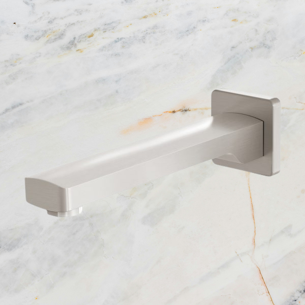 Teva Wall Bath Outlet 200mm Brushed Nickel