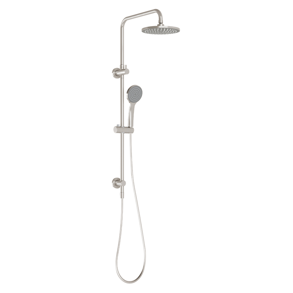 Pina Twin Shower Brushed Nickel