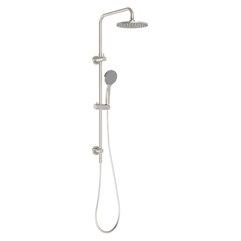 Pina Twin Shower Brushed Nickel