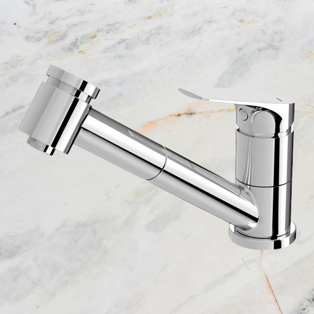 Ivy MKII Pull Out Sink Mixer with Veggie Spray Chrome