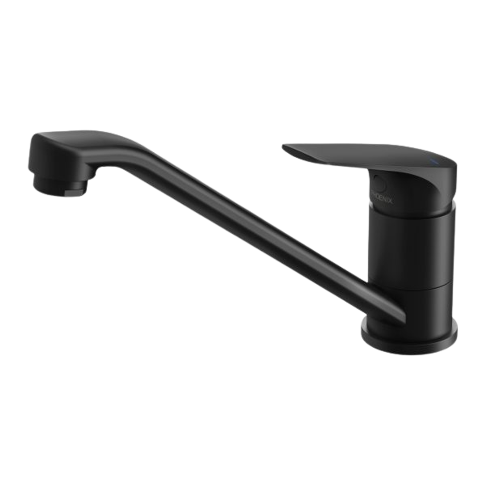 Ivy MKII Swivel Sink Mixer Lead Free 6 Star Matte Black