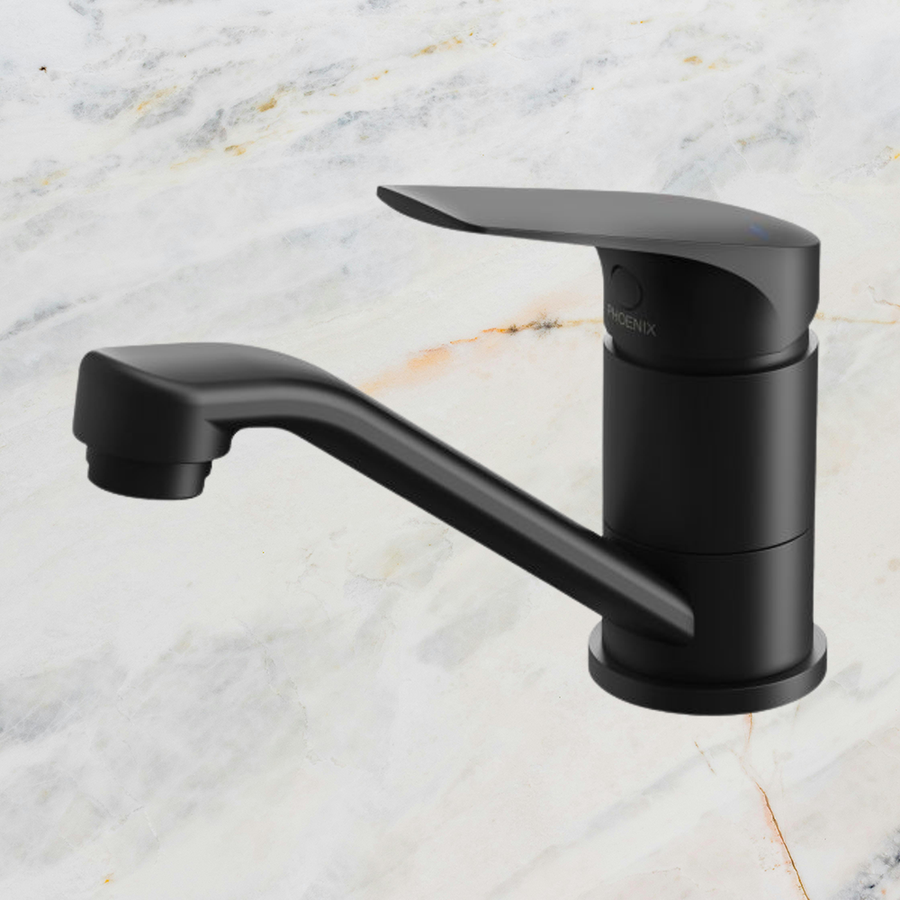 Ivy MKII Swivel Basin Mixer  Matte Black