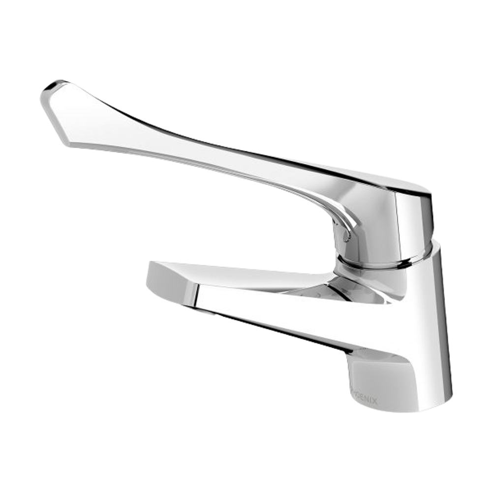 Ivy MKII Extended Handle Fixed Basin Mixer  Chrome